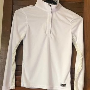 Underneath for a show jacket horse back riding